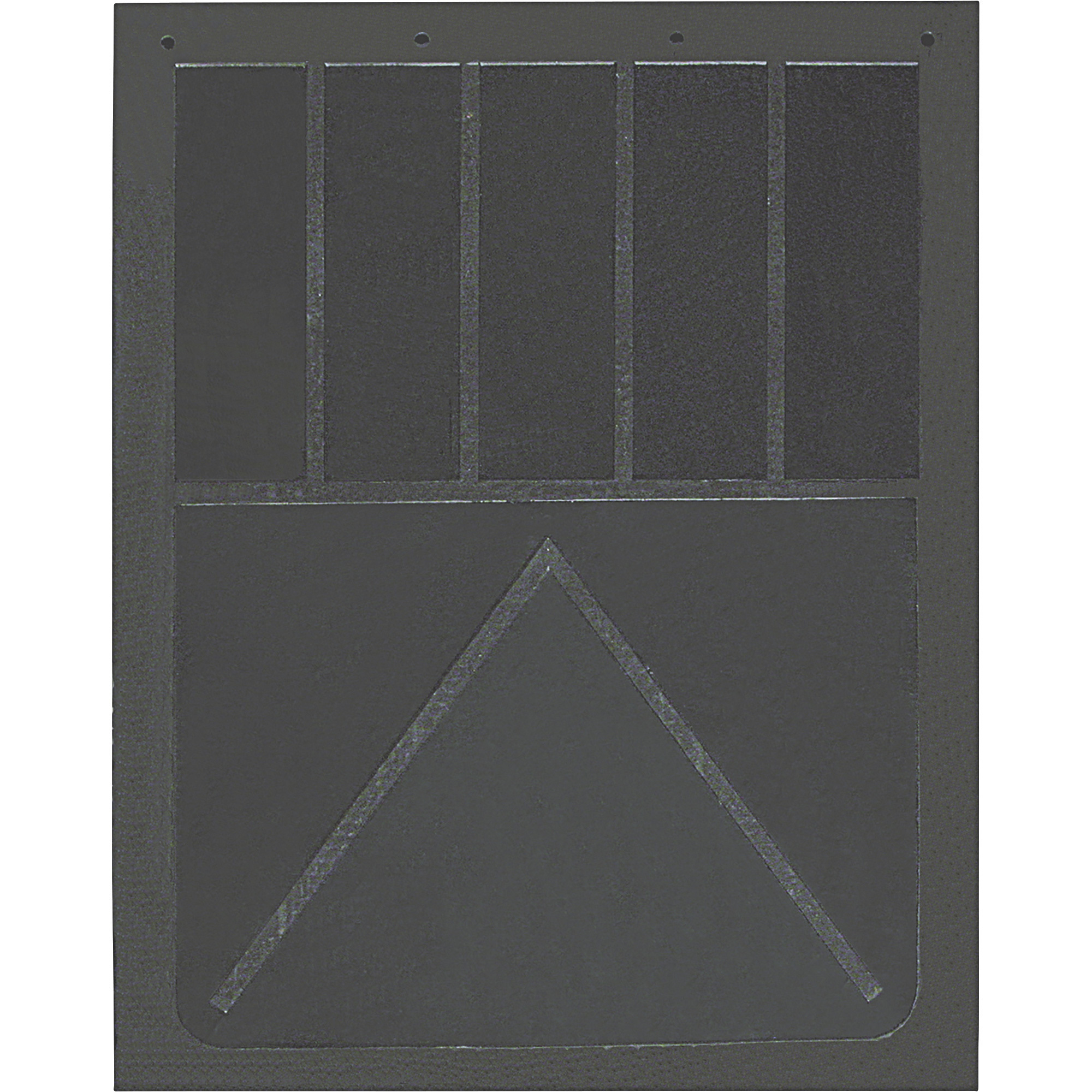 Buyers Products, Heavy Anti-Spray Black Rubber Mudflaps 24x30in., Material Rubber, Model# B30SRP